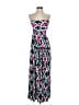 Ann Taylor Print Black Casual Dress Size 4 - photo 1