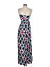 Ann Taylor Print Black Casual Dress Size 4 - photo 2