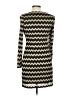 Nine West Chevron-herringbone Black Casual Dress Size 6 - photo 2
