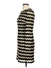 Nine West Chevron-herringbone Black Casual Dress Size 6 - photo 5