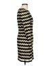 Nine West Chevron-herringbone Black Casual Dress Size 6 - photo 4