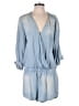 Cloth & Stone 100% Tencel Lyocell Solid Blue Romper Size M - photo 1