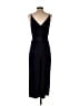 H&M 100% Polyester Solid Black Jumpsuit Size 4 - photo 2
