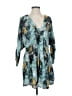 Malai Print Teal Casual Dress Size S - photo 1