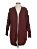 Pink Rose 100% Polyester Burgundy Cardigan Size S - photo 1