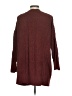 Pink Rose 100% Polyester Burgundy Cardigan Size S - photo 2