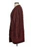 Pink Rose 100% Polyester Burgundy Cardigan Size S - photo 5