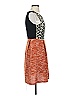 THML Chevron-herringbone Orange Cocktail Dress Size XS - photo 4