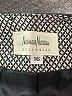 Neiman Marcus 100% Wool Houndstooth Gray Black Wool Blazer Size 16 - photo 6