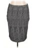 Calvin Klein Chevron-herringbone Gray Casual Skirt Size 14 - photo 1