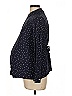 Isabella Oliver Polka Dots Black Long Sleeve Blouse Size 10 Maternity (4) - photo 5
