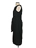 Ann Taylor 100% Polyester Solid Black Casual Dress Size 0 - photo 5