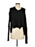 Olivaceous 100% Cotton Black Cardigan Size S - photo 1
