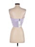 Zara 100% Polyester Purple Tube Top Size S - photo 2