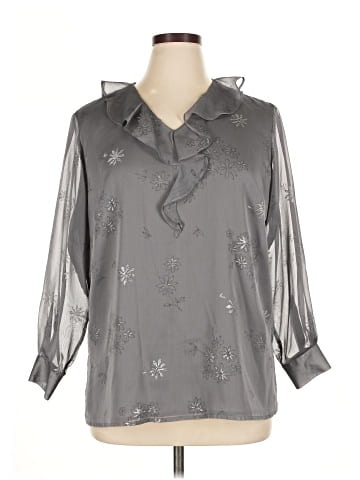 Elisabeth by Liz Claiborne 3/4 Sleeve Blouse (view 1)