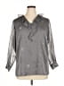Elisabeth by Liz Claiborne 100% Polyester Silver 3/4 Sleeve Blouse Size 14 (petite) - photo 1
