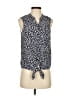 Joie 100% Silk Blue Sleeveless Silk Top Size XS - photo 1