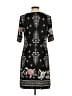 Chetta B Print Black Casual Dress Size 8 - photo 2