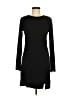 BP. Solid Black Casual Dress Size M - photo 1