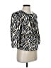 Charter Club Animal Print Ivory Blazer Size S - photo 2