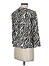 Charter Club Animal Print Ivory Blazer Size S - photo 5