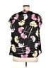 Roz & Ali 100% Polyester Black Short Sleeve Blouse Size 1X - photo 2