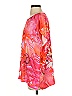 Seven Sisters 100% Polyester Orange Short Sleeve Blouse Size 4 - photo 5