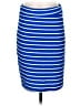 Lularoe Stripes Blue Casual Skirt Size S - photo 1