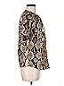 Love Moschino 100% Polyester Animal Print Brown Short Sleeve Blouse Size 6 - photo 4