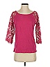 Rafaella Pink 3/4 Sleeve T-Shirt Size S - photo 1