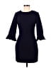 Likely Solid Blue Cocktail Dress Size 8 - photo 1