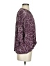 Akemi + Kin Floral Tropical Purple 3/4 Sleeve Blouse Size XS - photo 4