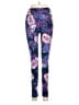Lularoe Print Purple Leggings One size - photo 1