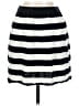 Tibi Stripes Black Gray Casual Skirt Size XS - photo 1