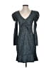 Chelsea28 Metallic Silver Cocktail Dress Size S - photo 1