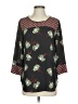 Van Heusen 100% Polyester Black 3/4 Sleeve Blouse Size S - photo 1