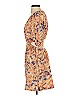Open Edit 100% Polyester Print Tan Cocktail Dress Size XS - photo 5