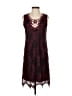 Max Studio 100% Polyester Burgundy Cocktail Dress Size S - photo 1
