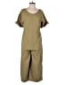 Everlane 100% Triacetate Solid Tan Jumpsuit Size 2 - photo 1