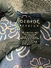 George Black Blue 3/4 Sleeve Blouse Size XL - photo 7