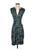 BCBGMAXAZRIA Stripes Green Cocktail Dress Size XXS - photo 1