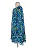 Chloe Oliver 100% Polyester Print Blue Casual Dress Size S - photo 5