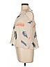 Rory Beca 100% Polyester Ivory Tan Sleeveless Blouse Size L - photo 5