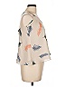 Rory Beca 100% Polyester Ivory Tan Sleeveless Blouse Size L - photo 4