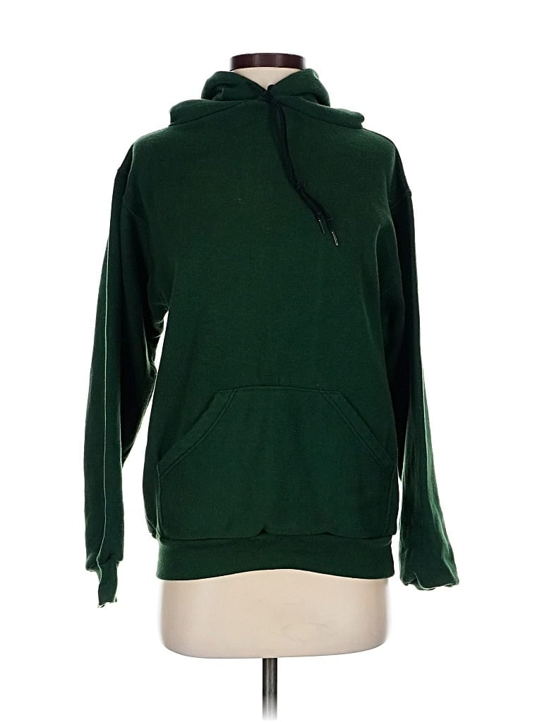 Pre-owned Russell Athletic Pullover Hoodie In Green
