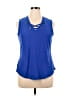 Alison Andrews Blue Sleeveless Blouse Size XL - photo 1