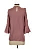 My Michelle 100% Polyester Pink 3/4 Sleeve Blouse Size S - photo 2
