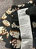 Topshop 100% Polyester Print Black Long Sleeve Blouse Size 4 - photo 8