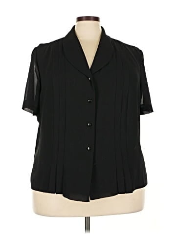 Danny & Nicole Short Sleeve Blouse (view 1)