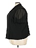 Danny & Nicole 100% Polyester Black Short Sleeve Blouse Size 26 (petite) - photo 5
